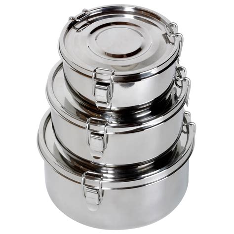 stainless steel food containers